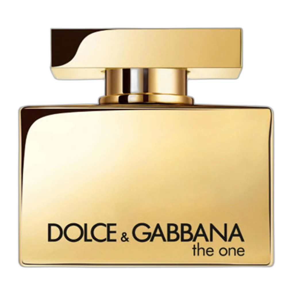 Frasco do perfume The One Gold