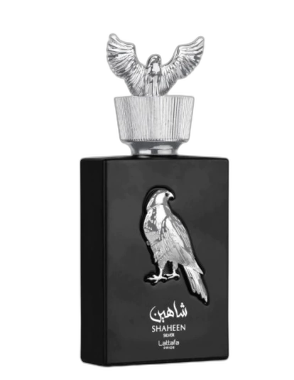 Frasco do perfume Shaheen Silver