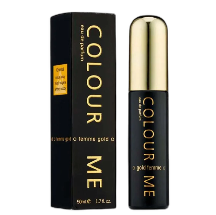 Frasco do perfume Gold Femme