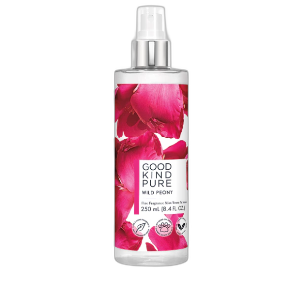 Frasco do perfume Wild Peony Body Mist