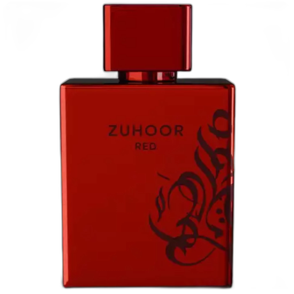 Frasco do perfume Zuhoor Red