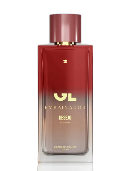 Frasco do perfume Desejo Para Ele