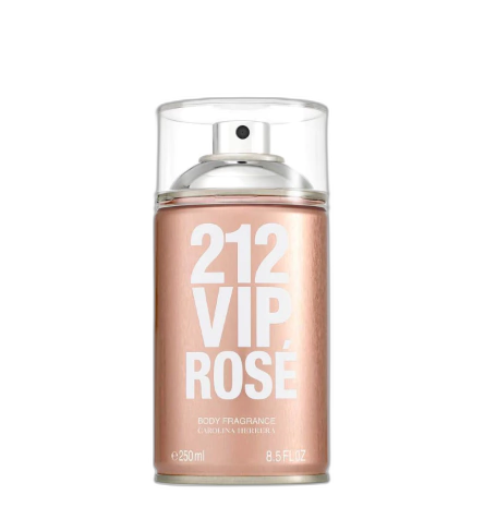 Frasco do perfume 212 VIP Rosé Body Spray