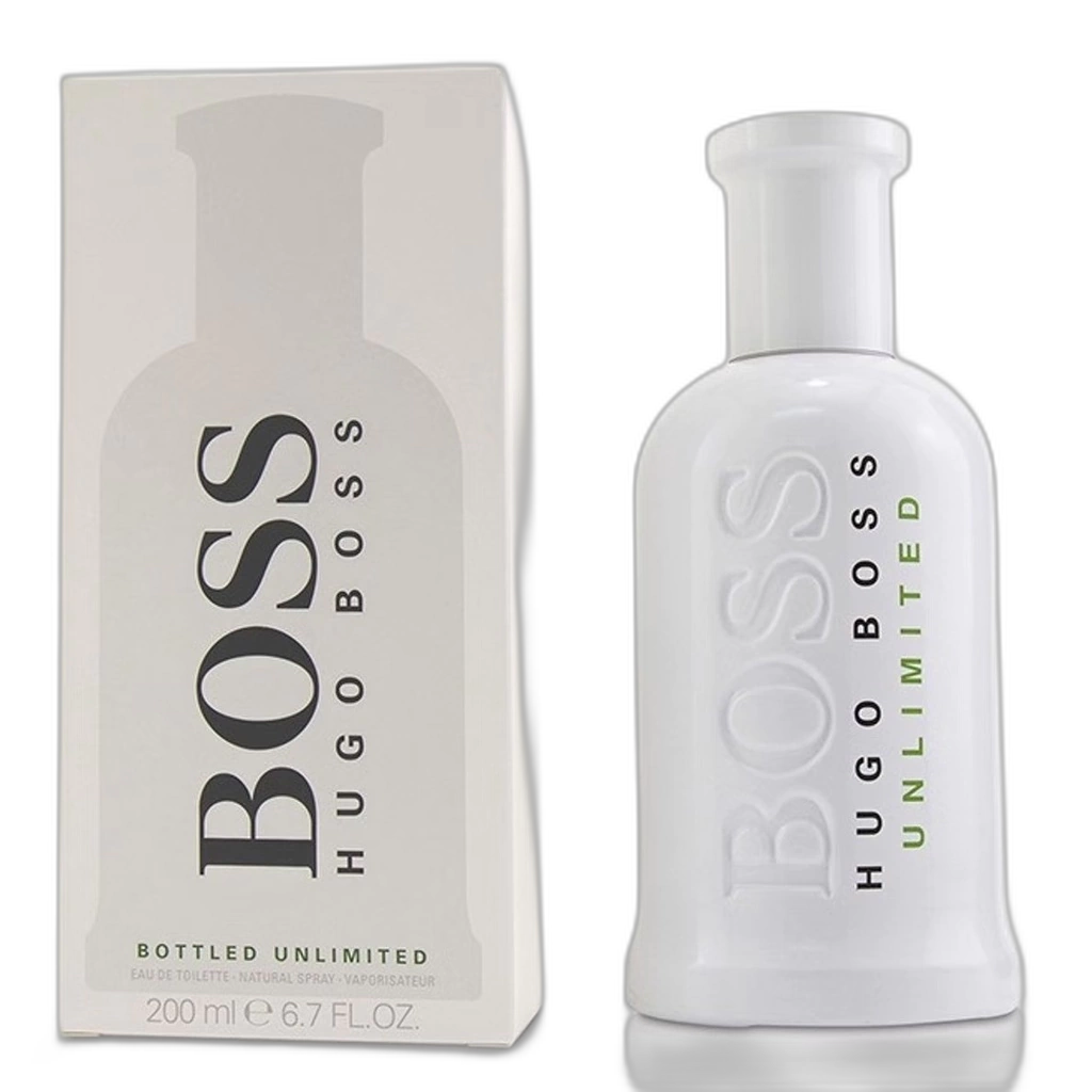 Frasco do perfume Boss Unlimited