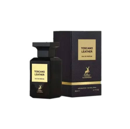 Frasco do perfume Toscano Leather