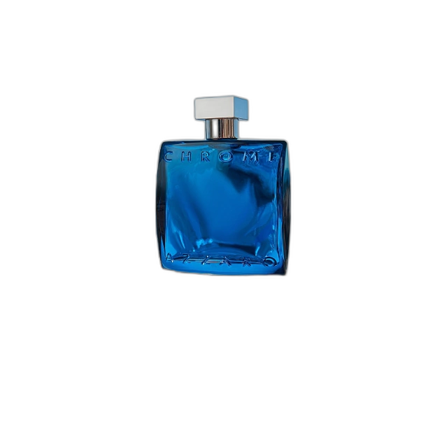 Frasco do perfume Chrome Parfum