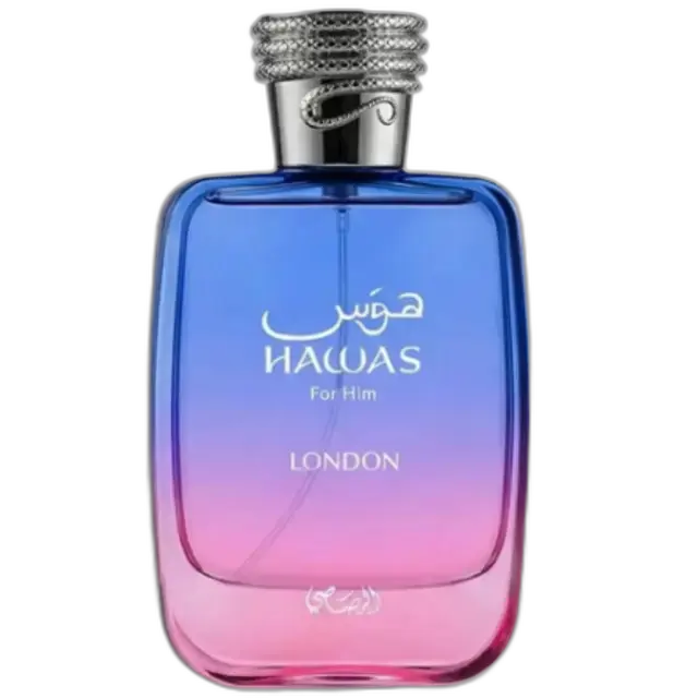 Frasco do perfume Hawas London