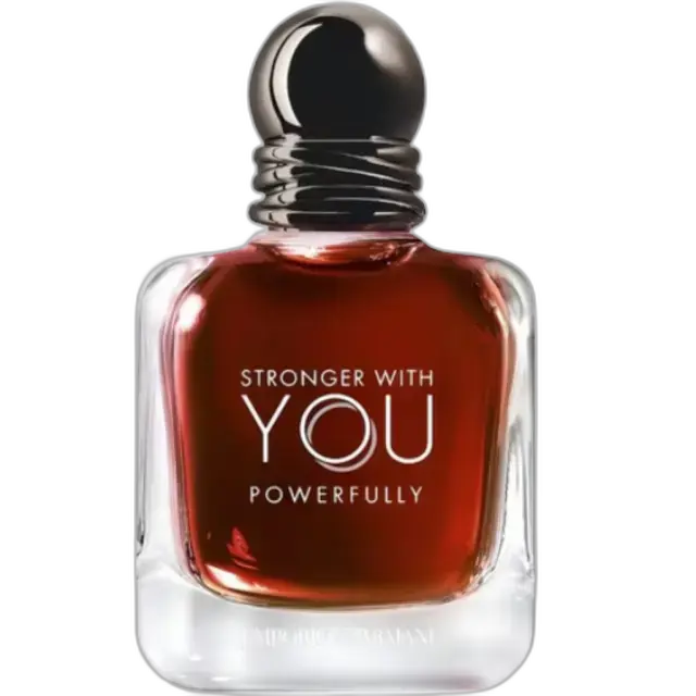 Frasco do perfume Stronger With You Powerfully