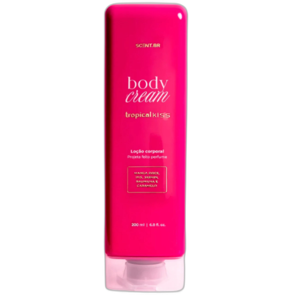 Frasco do perfume BODY CREAM TROPICAL KISS