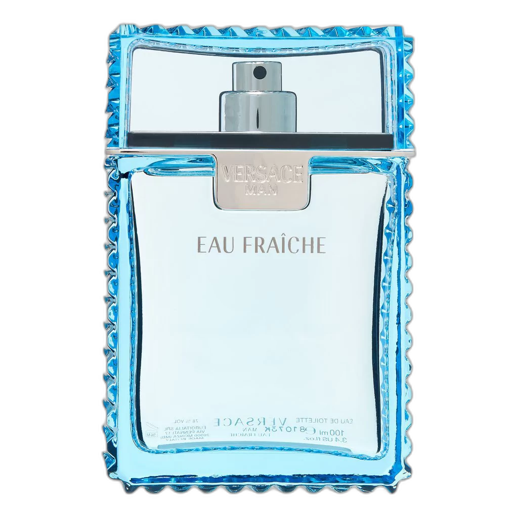 Frasco do perfume Versace Man Eau Fraiche