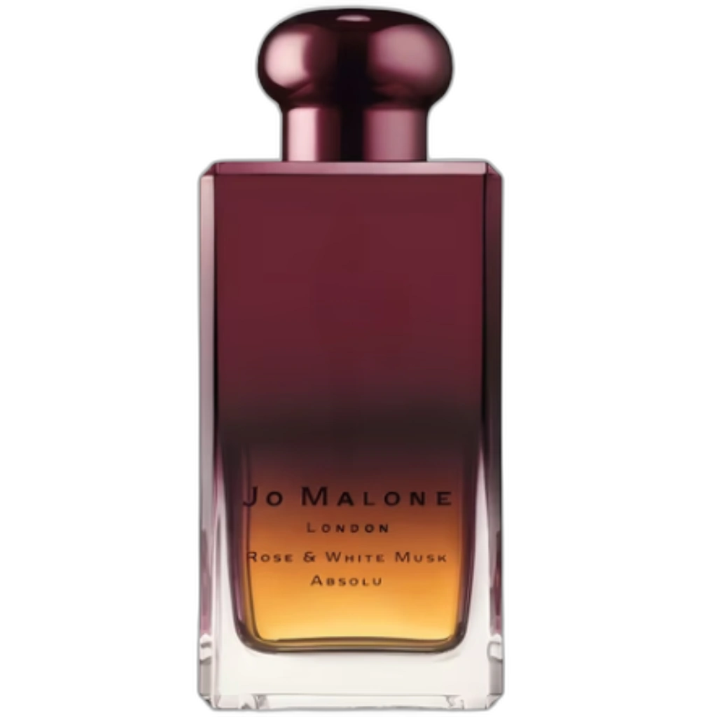 Frasco do perfume Rose & White Musk Absolu