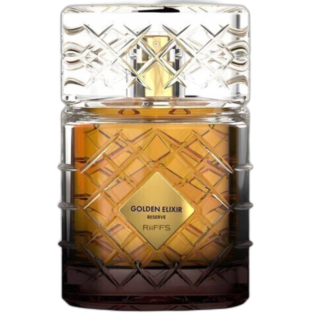 Frasco do perfume Golden Elixir Reserve