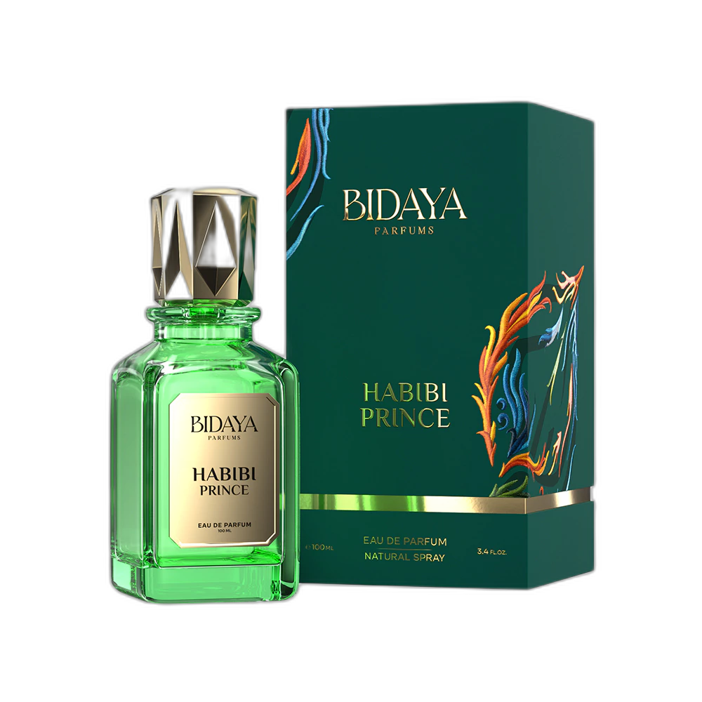 Frasco do perfume Habibi Prince