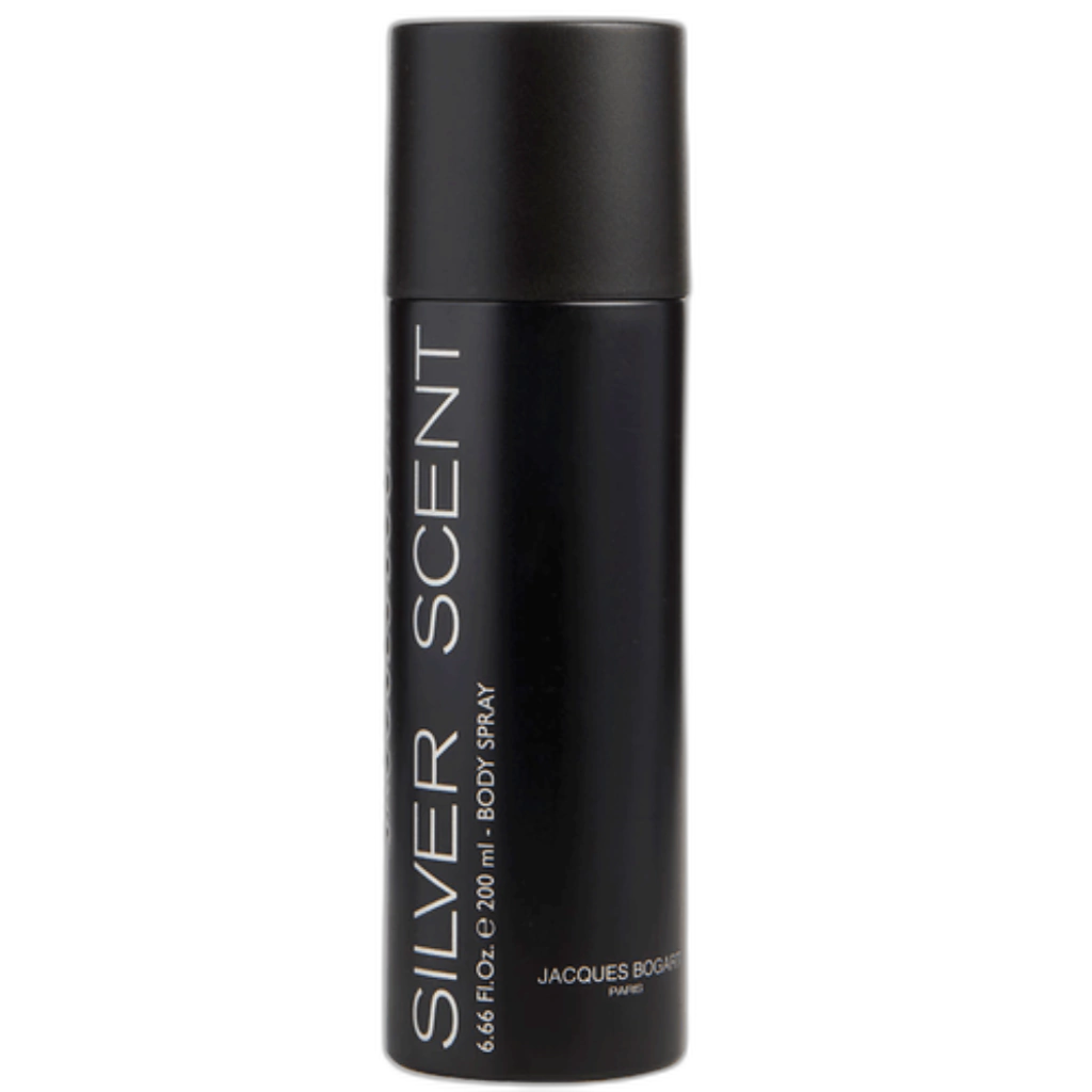 Frasco do perfume Silver Scent Body Spray