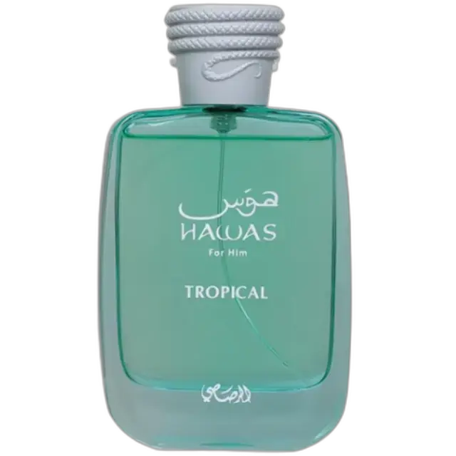 Frasco do perfume Hawas Tropical