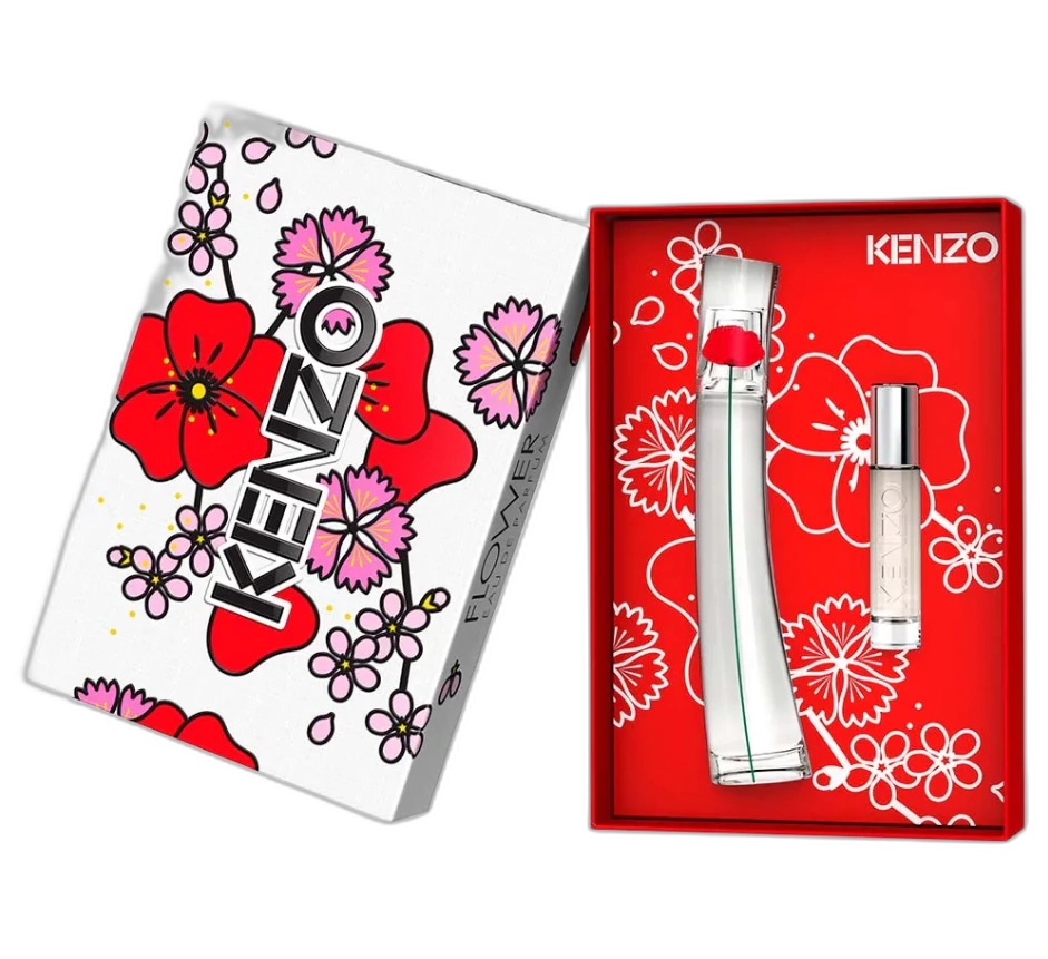 Frasco do perfume Kit Flower By Kenzo