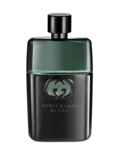 Frasco do perfume Guilty Black Pour Homme