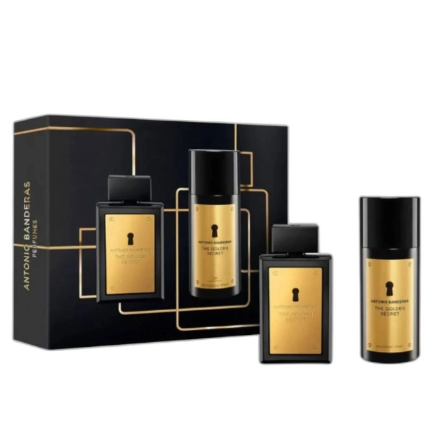 Frasco do perfume Kit The Golden Secret