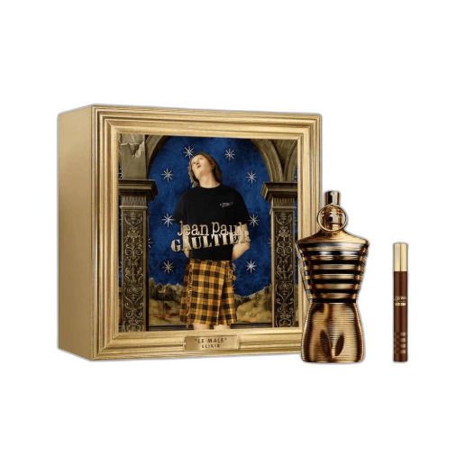 Frasco do perfume Kit Le Male Elixir