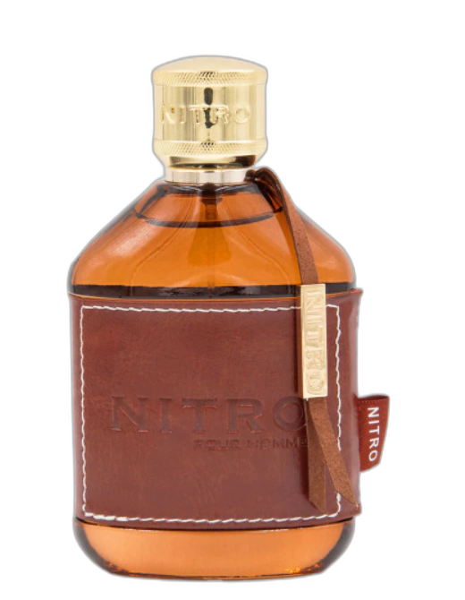 Frasco do perfume Nitro Pour Homme