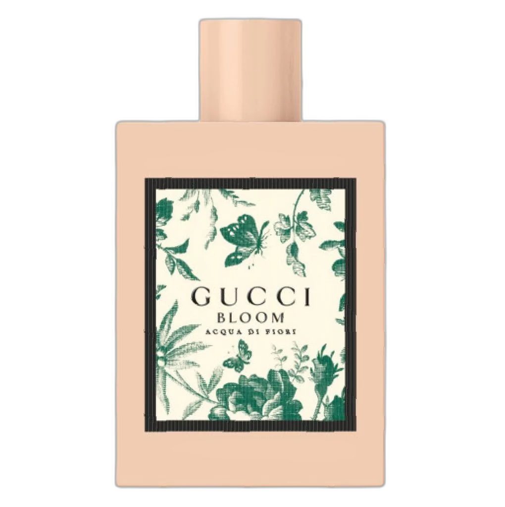 Frasco do perfume Gucci Bloom Acqua di Fiori