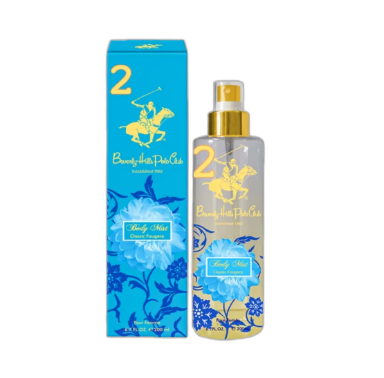 Frasco do perfume Beverly Hills Polo Club 2 Body Mist