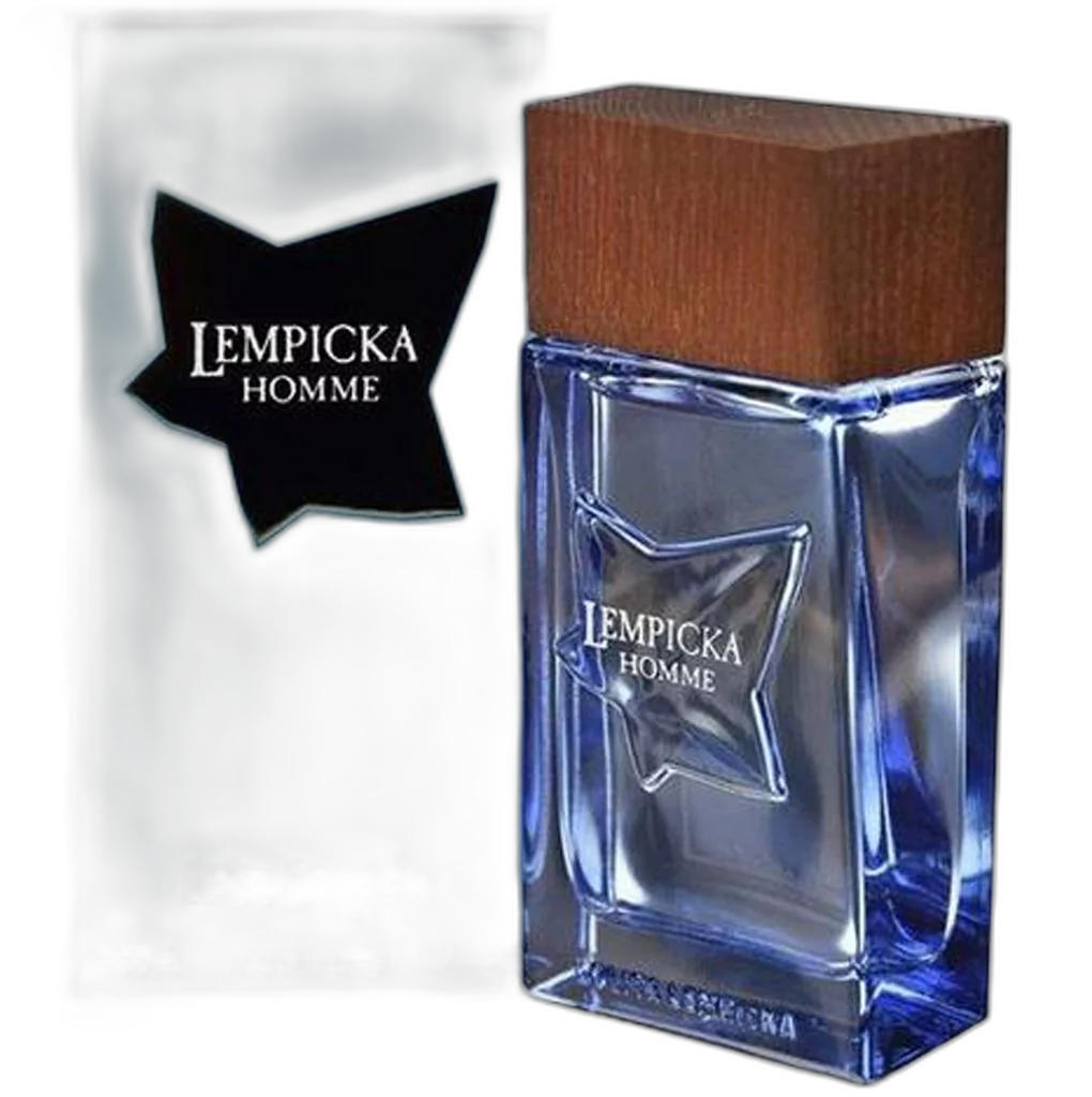 Frasco do perfume Lempicka Homme