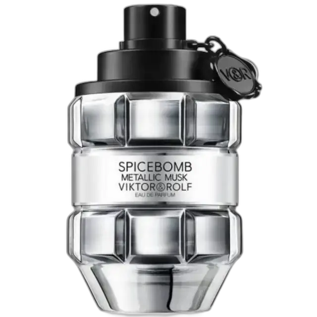 Frasco do perfume Spicebomb Metallic Musk