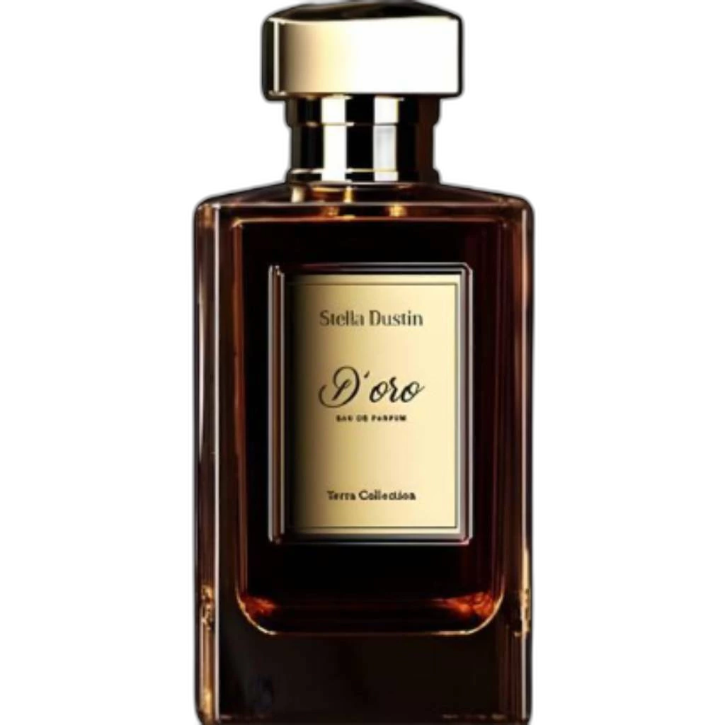 Frasco do perfume D´Oro Terra Collection