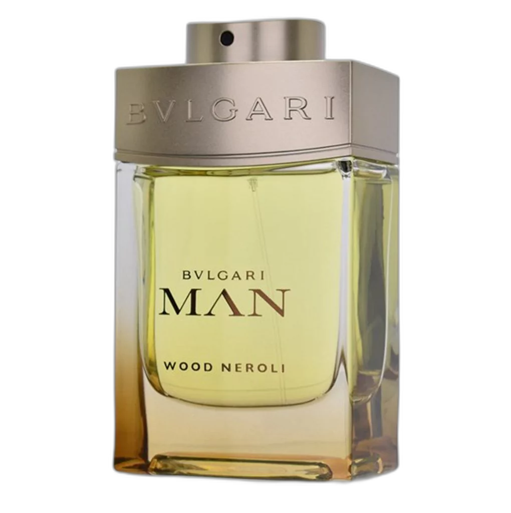 Frasco do perfume Bvlgari Man Wood Neroli