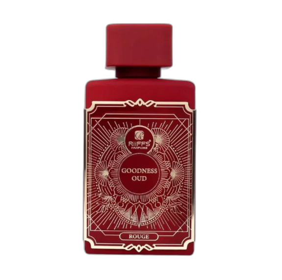 Frasco do perfume Goodness Oud Rouge