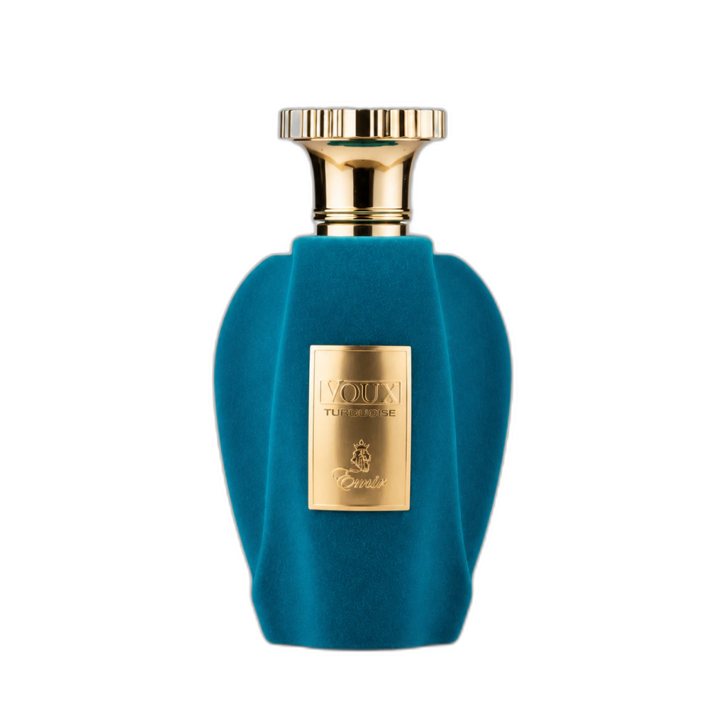 Frasco do perfume Emir Voux Turquoise