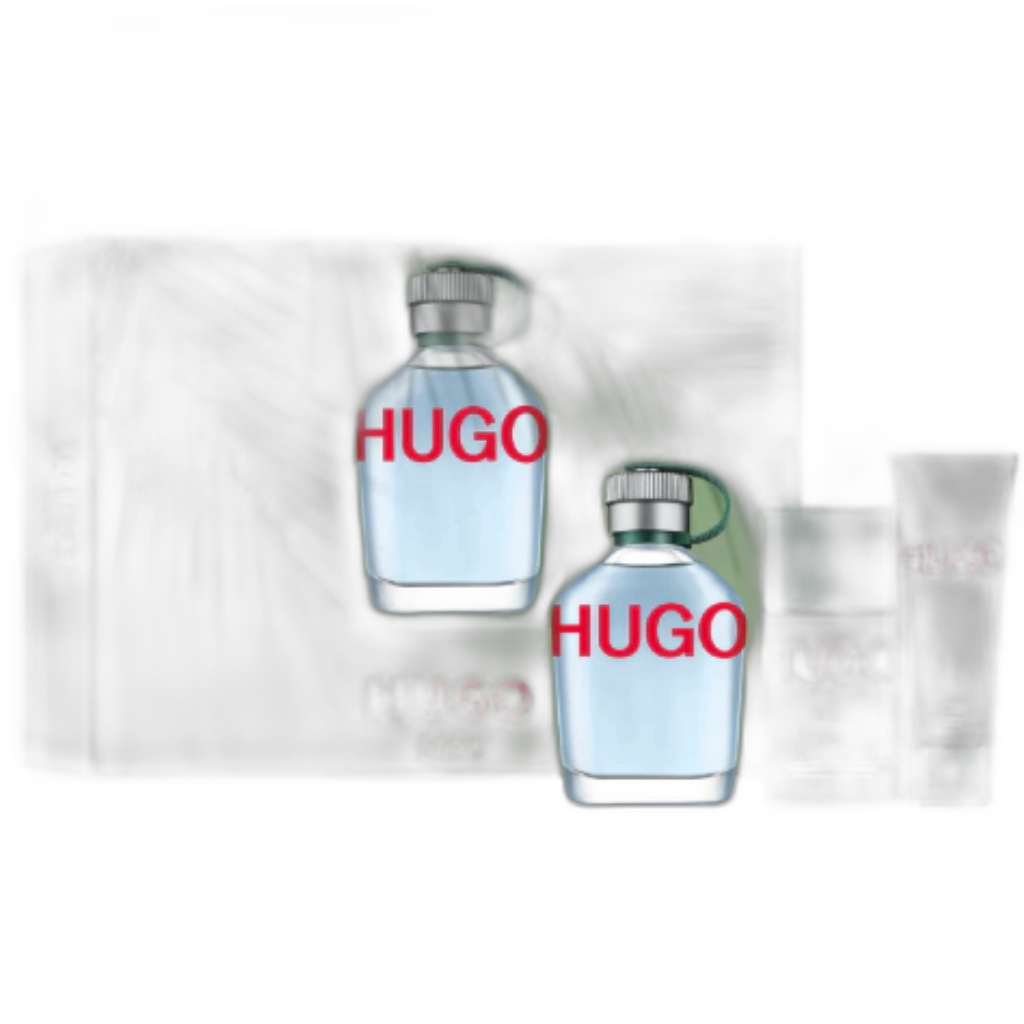 Frasco do perfume Kit Hugo Man