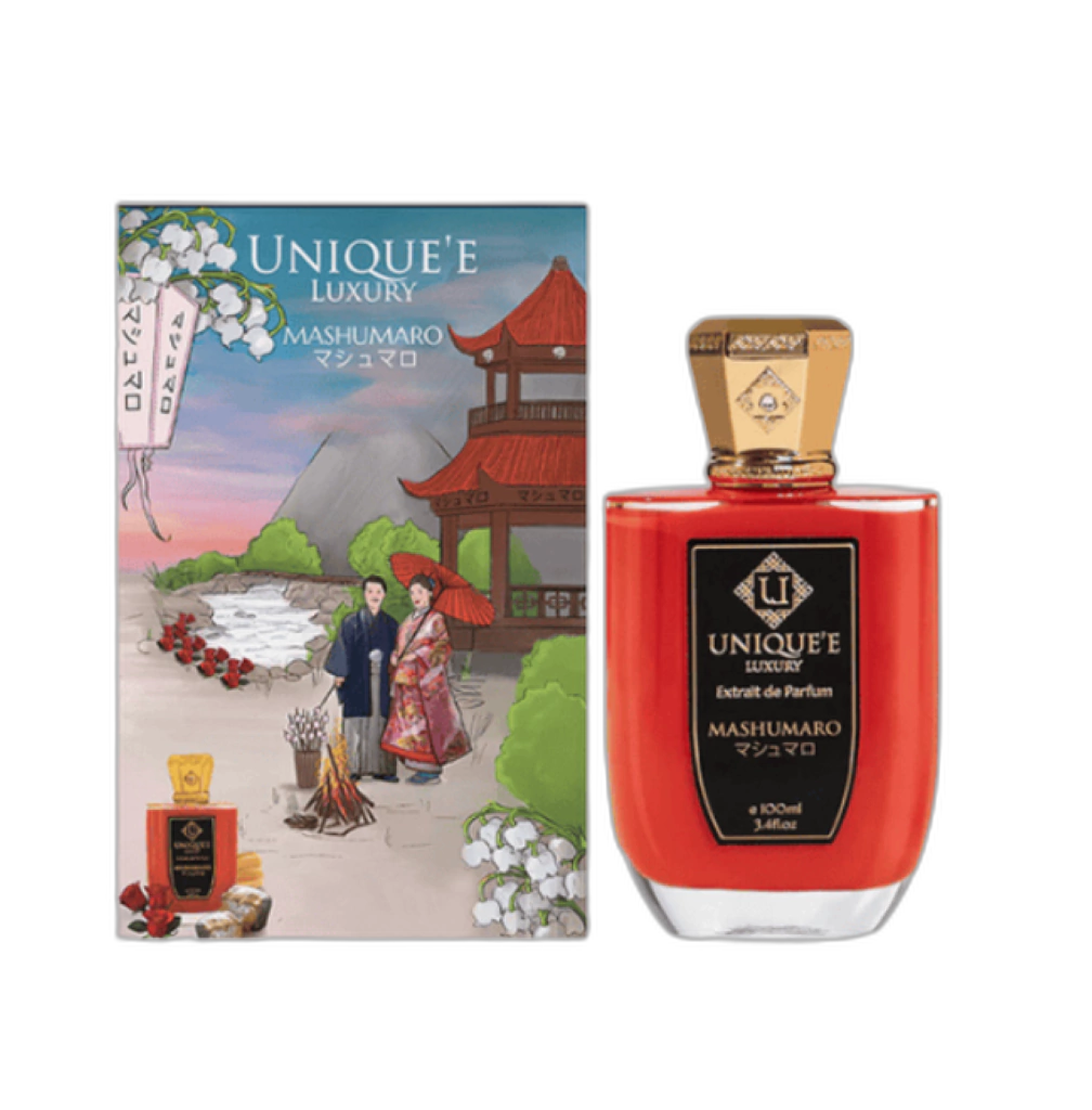 Frasco do perfume Mashumaro