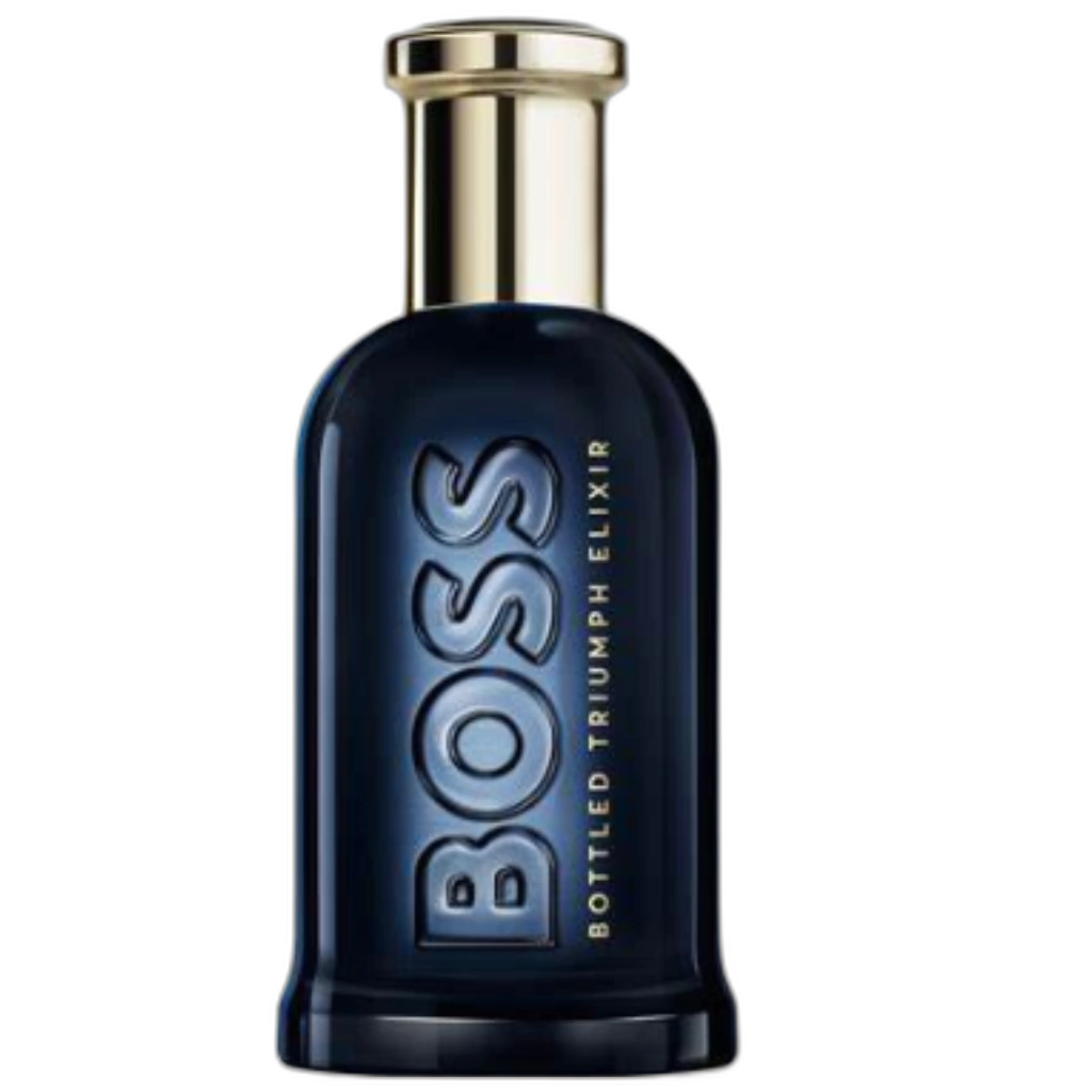 Frasco do perfume Boss Bottled Triumph Elixir