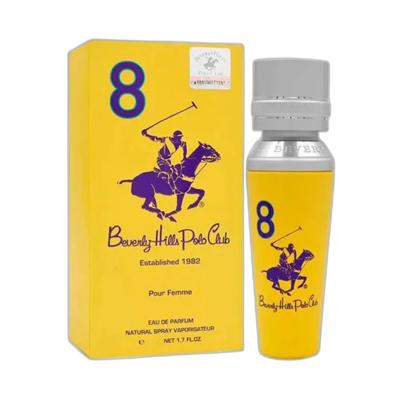 Frasco do perfume Beverly Hills Polo Club Sport 8 Pour Femme