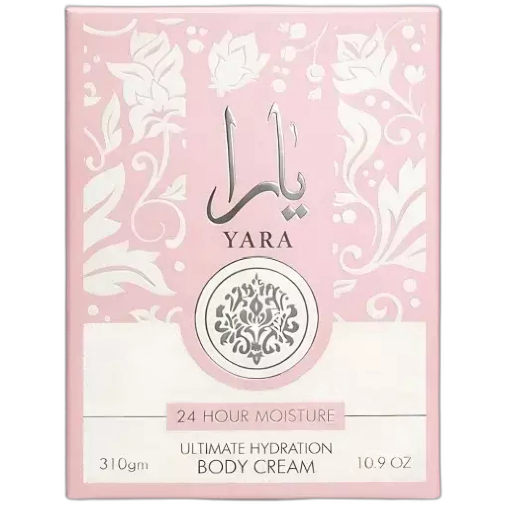 Frasco do perfume Yara Body Cream