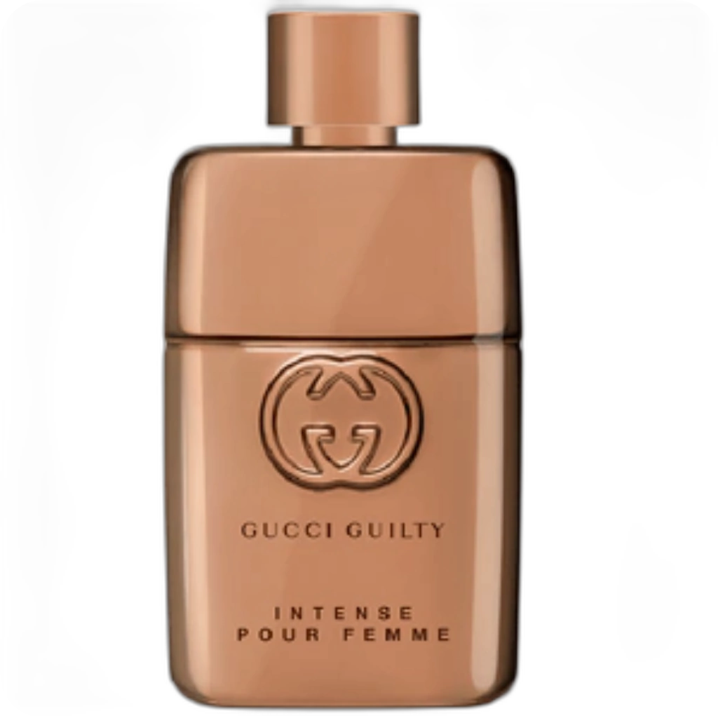 Frasco do perfume Gucci Guilty Eau de Parfum Intense Pour Femme