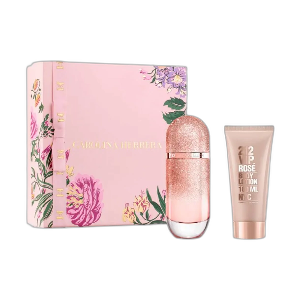 Frasco do perfume Kit 212 Vip Rosé