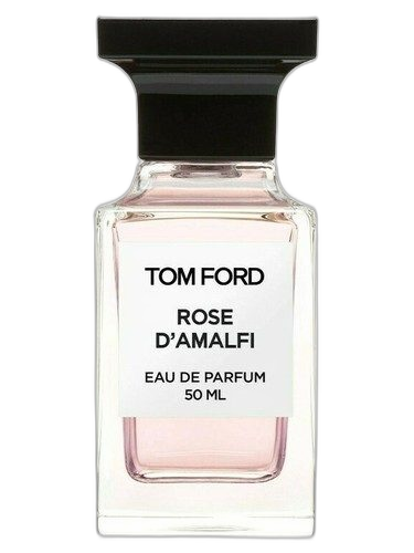 Frasco do perfume Rose D'Amalfi