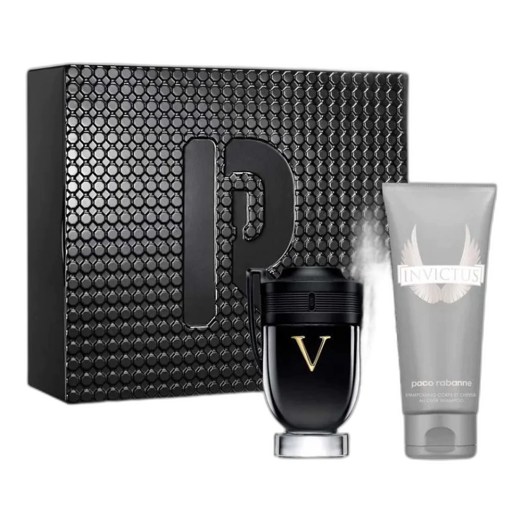 Frasco do perfume Kit Invictus Victory