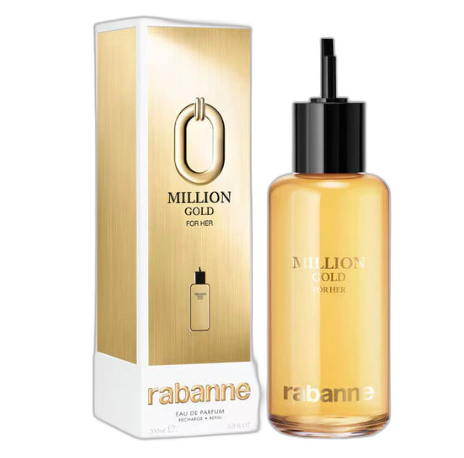 Frasco do perfume Million Gold for Her Refil
