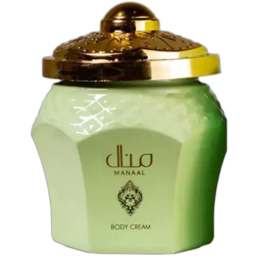 Frasco do perfume Manaal Body Cream