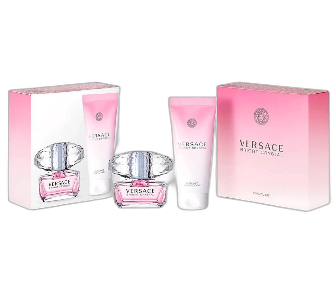 Frasco do perfume Kit Bright Crystal