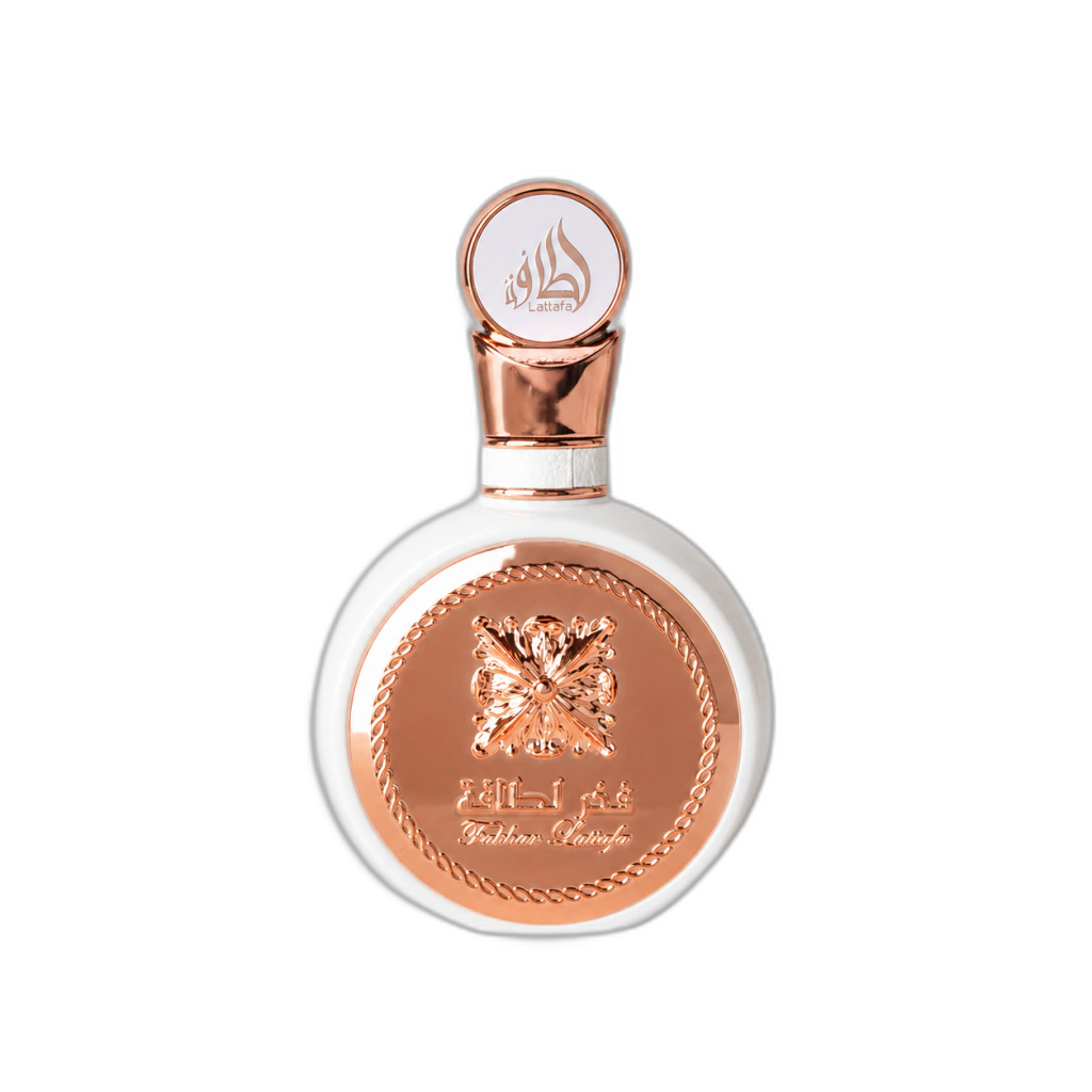 Frasco do perfume Fakhar Rose