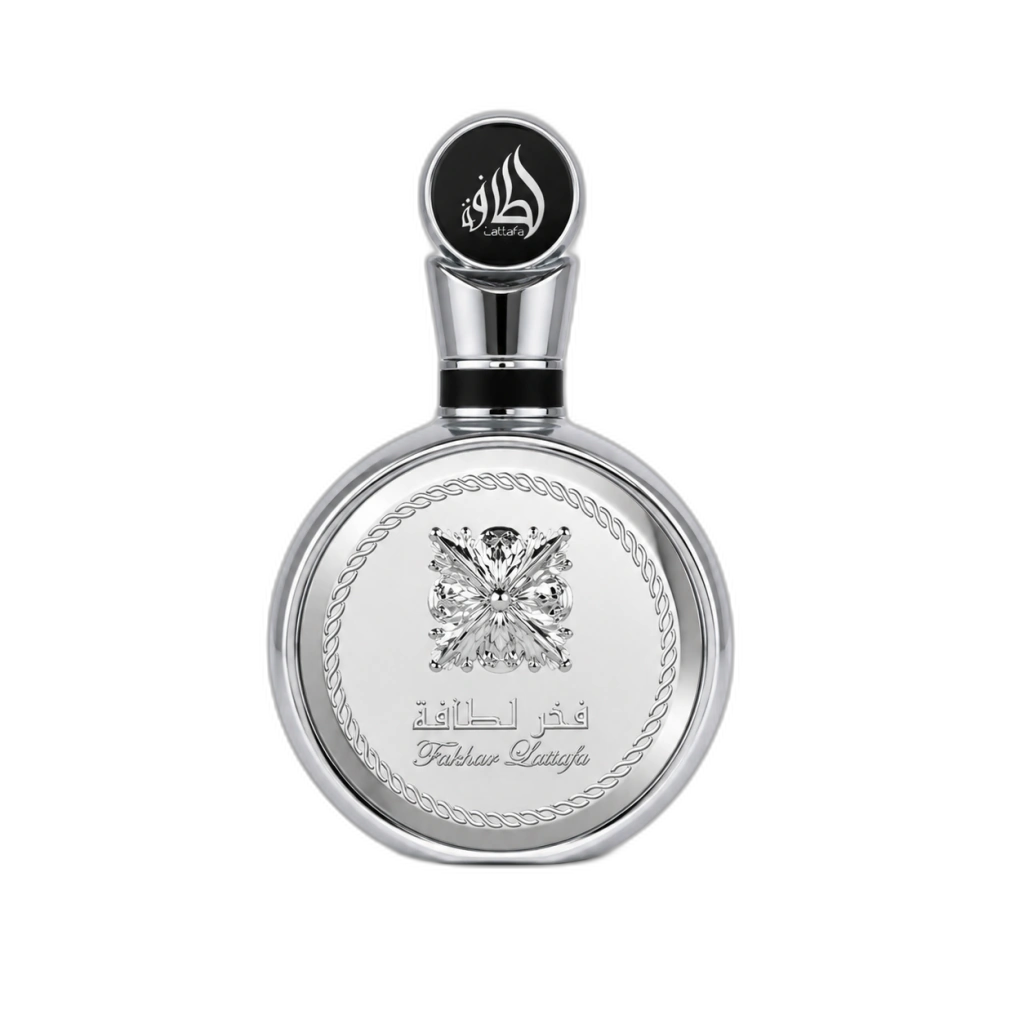 Frasco do perfume Fakhar Platin