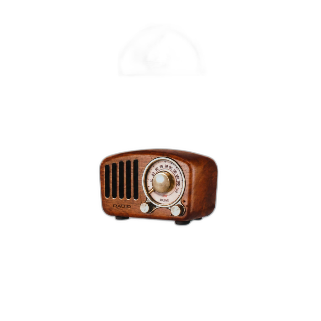 Frasco do perfume Vintage Radio