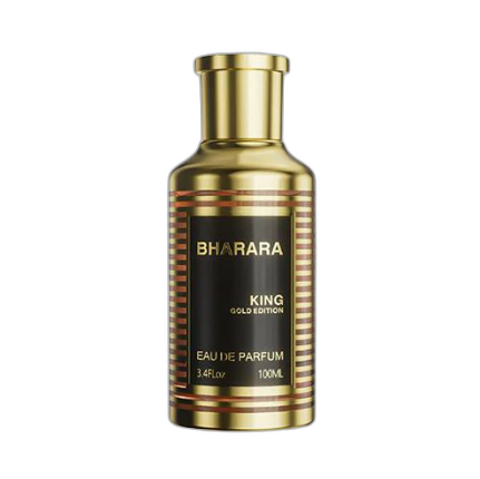 Frasco do perfume King Gold Edition
