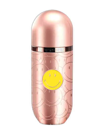 Frasco do perfume 212 VIP Rosé Smiley