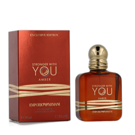 Frasco do perfume Stronger With You Amber